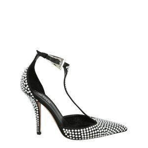 Paris Texas Jessica T-Strap Pumps Black Womens